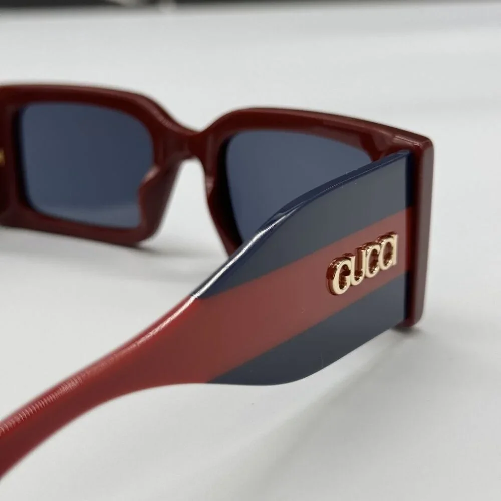 NEW GG1860S 003 GUCCI BURGUNDY/BLUE UNISEX GUCCI SUNGLASSES